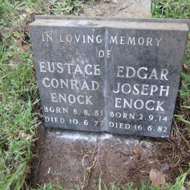 ENOCK Edgar Joseph 1914-1982 :: ENOCK Eustace Conrad 1951-1977