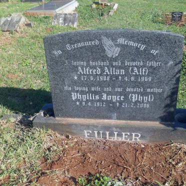 FULLER Alfred Allan 1908-1969 &amp; Phyllis Joyce 1912-2006