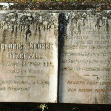 FITZGERALD Fredrick George -1925 :: HOLLINS Elizabeth Hilda nee FITZGERALD -1970