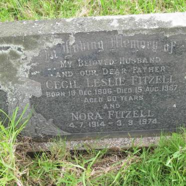 FITZELL Cecil Leslie 1906-1967 &amp; Nora 1914-1974