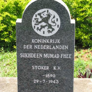 FHEE Sukhdeen Mumad 1890-1943