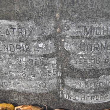 FOURIE Michiel Cornelis 1888 &amp; Beatrix Hendrika 1886-1959
