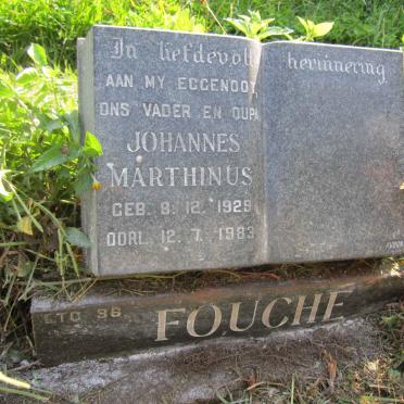 FOUCHE Johannes Marthinus 1929-1983