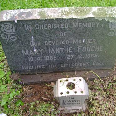 FOUCHE Mary Ianthe 1885-1965 