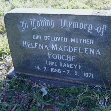 FOUCHE Helena Magdalena nee BANEY 1896-1971