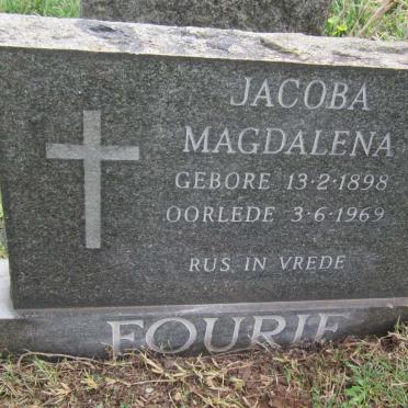 FOURIE Jacoba Magdalena 1898-1969