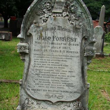 FORREST John -1917