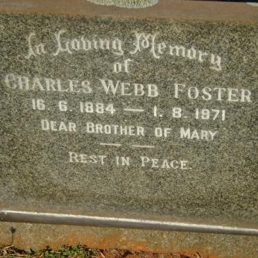 FOSTER Charles Webb 1884-1971