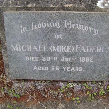 FADERL Michael -1962