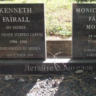 FAIRALL Kenneth 1906-1961 &amp; Monica Juliana MORRELL 1948-2009