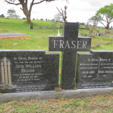 FRASER Jacob John 1917-1994 &amp; Maria Magdalena 1922- :: FRASER Jack William -1961