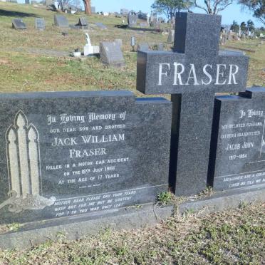 FRASER Jacob John 1917-1994 &amp; Maria Magdalena 1922- :: FRASER Jack William -1961