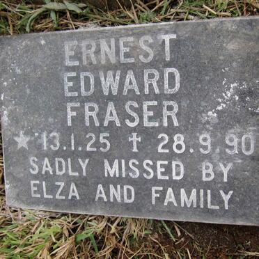 FRASER Ernest Edward 1925-1990