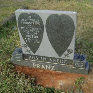 FRANZ Ferdinand -1955 &amp; Emelia 1956 :: FRANZ Victor 1916-1996