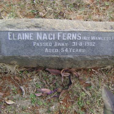 FERNS Elaine Naci nee WANLESS -1982