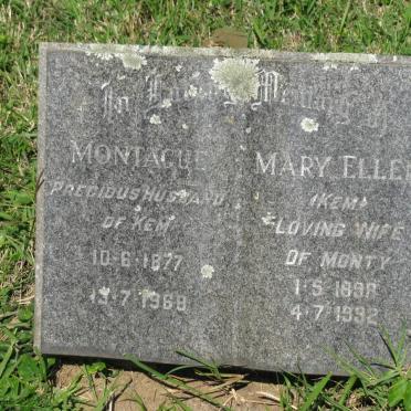 FENHOPE Montague 1877-1968 &amp; Mary Ellen 1898-1992