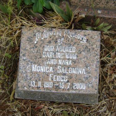 FERGG Monica Salomina 1910-2000