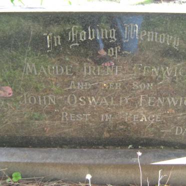 FENWICK Maude Irene -1937 :: FENWICK John Oswald -1969