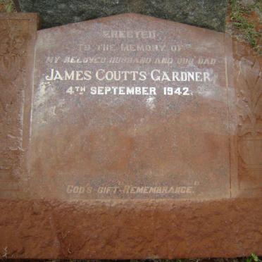 GARDNER James Coutts -1942
