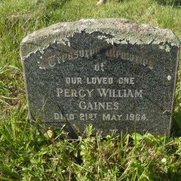GAINES Percy William -1964