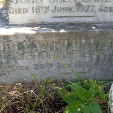 GARLAND John Shea -1927 :: Gertrude -1961
