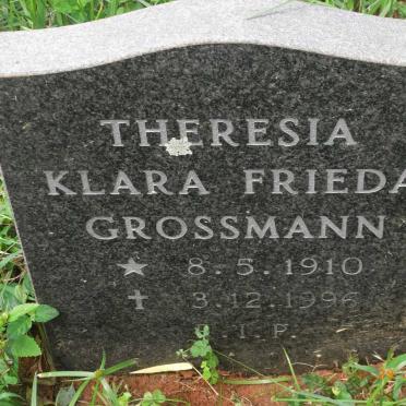 GROSSMANN Theresia Klara Frieda 1910-1996