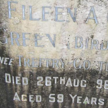 GREEN Eileen A.G. nee TREFFRY GOATLEY -1996 