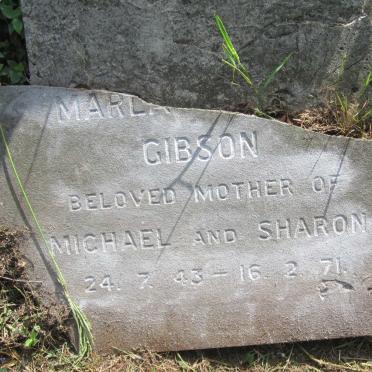 GIBSON Marla Frances 1943-1971