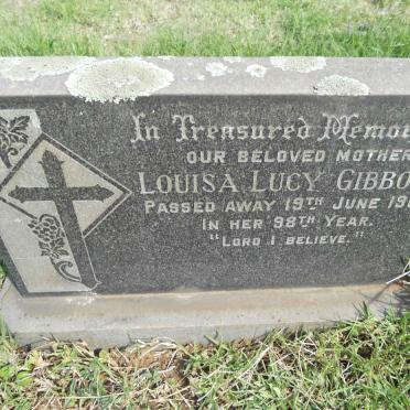 GIBBONS Louisa Lucy -1968