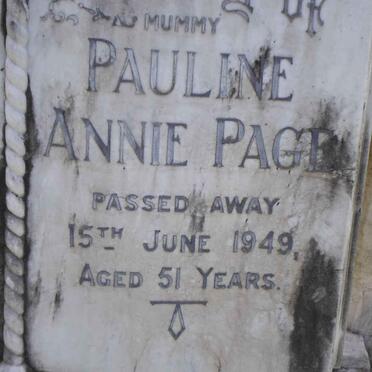 PAGE Pauline Annie -1949