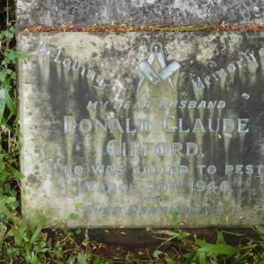 GIFFORD Donald Claude -1940