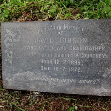 GIBSON David 1896-1972