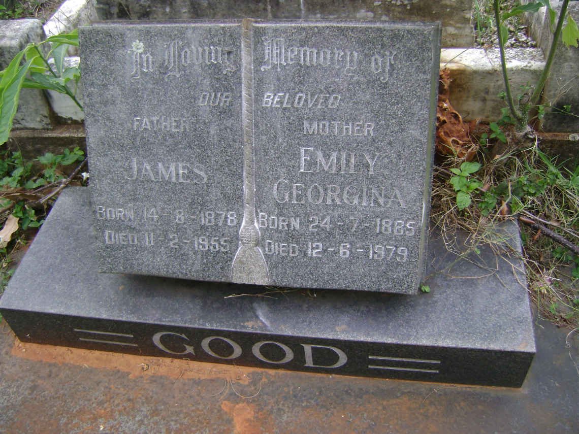 GOOD James 1878-1955 &amp; Emily Georgina 1885-1979