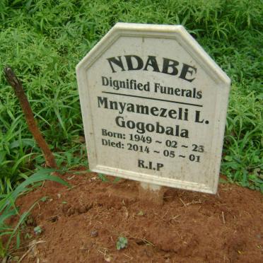 GOGOBALA Mnyamezeli L. 1949-2014