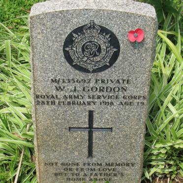 GORDON W.J. -1918