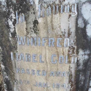 GOLD Arthur Ramsay -1953 &amp; Winifred Mabel -1943