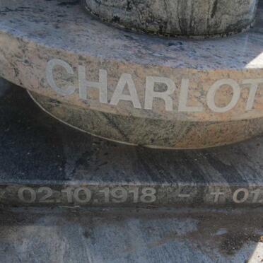 GOBA Reggie 1917-2001 &amp; Charlotte 1918-1999