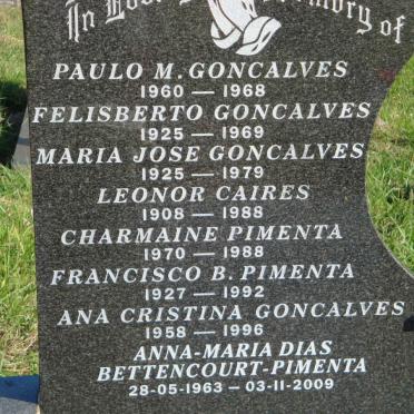 GONCALVES :: PIMENTA :: CAIRES :: BETTENCOURT