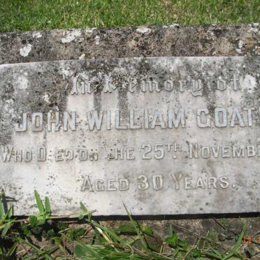 GOATLEY John William -1912