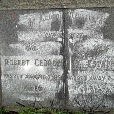 GEORGE Robert -1937  &amp; Esther -1962