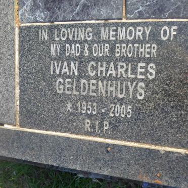 GELDENHUYS Patricia Mildred 1928-1963 :: DUNN John -1968 :: GELDENHUYS Ivan Charles 1953-2005