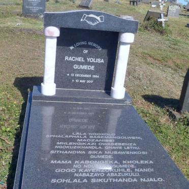 GUMEDE Rachel Yolisa 1964-2017