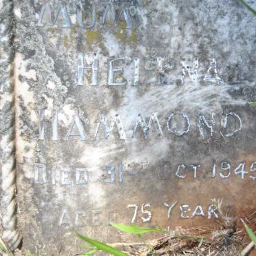 HAMMOND James Neal -1920 &amp; Helena -1949