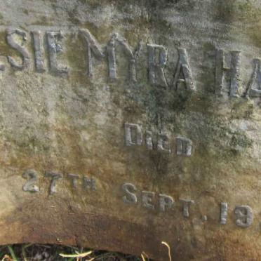 HARRIS Elsie Myra -1934