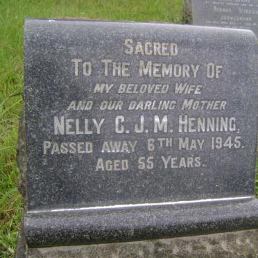 HENNING Nelly C.J.M. -1945
