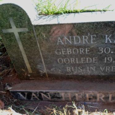 HEERDEN Andre Karl, van 1963-1991