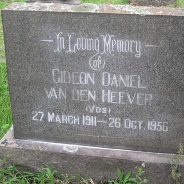 HEEVER Gideon Daniel, van den 1911-1956