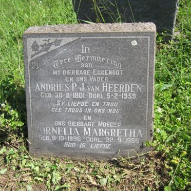 HEERDEN Andries P.J., van 1901-1959 &amp; Cornelia Margretha 1896-1986