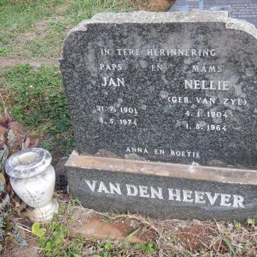 HEEVER Jan, van den 1901-1974 &amp; Nellie VAN ZYL 1904-1964