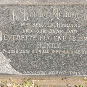 HENRY Everette Eugene -1967